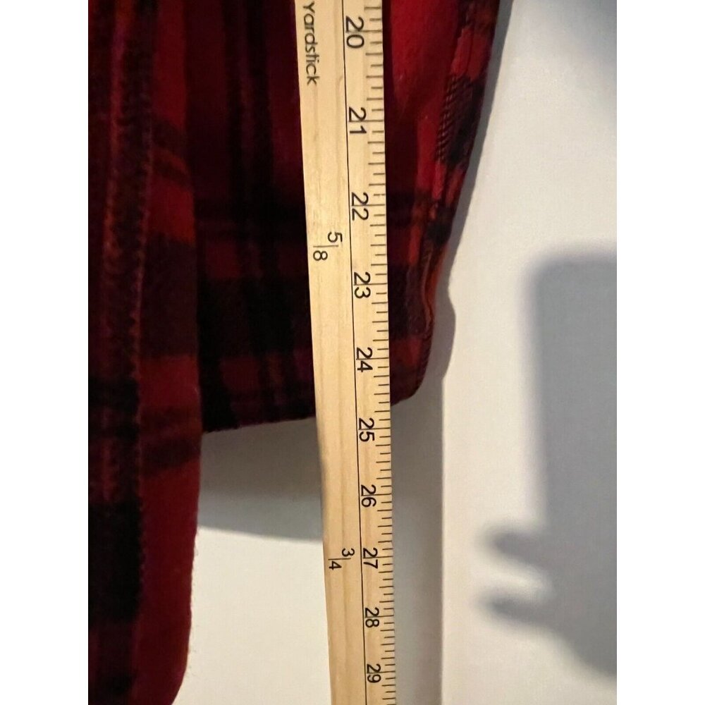 Vtg Woolrich Men's 40s 50s Red Wool Plaid Mackina… - image 8